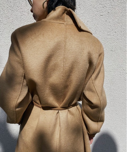 Ameri（アメリ）の「UNDRESSED FRILL COLLAR COAT（チェスターコート