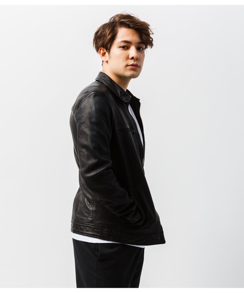 ALLSAINTS（オールセインツ）の「LARK LEATHER JACKET | ラーク レザー