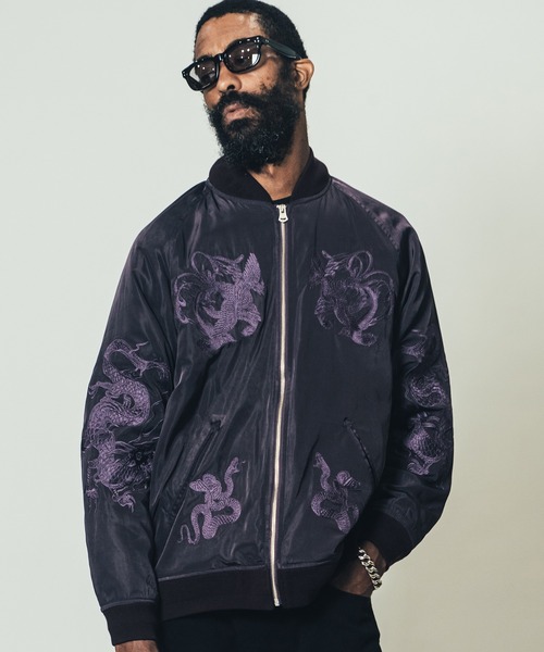 CRIMIE（クライミー）の「EMBROIDERY SOUVENIR JACKET（スカジャン