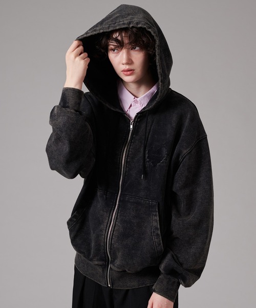 HEART LOGO FULL-ZIP HOODIE / ハートロゴフルジップフーディ