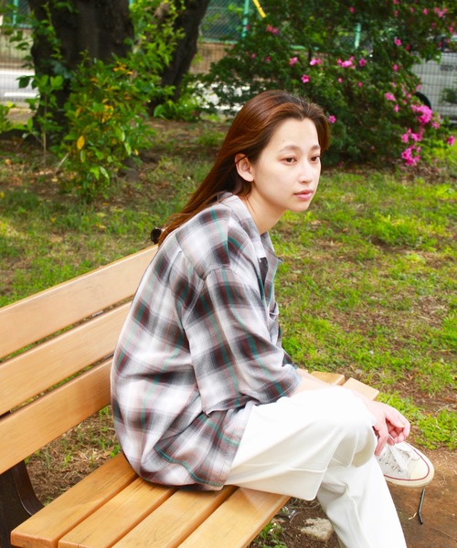 TOWNCRAFT / タウンクラフト 60S LOOP COLLAR SS SHIRTS オンブレ