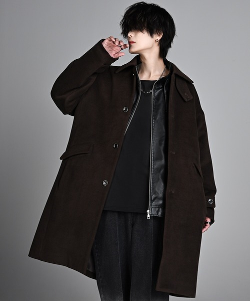 Beaver melton over soutien collar coat / ビーバーメルトンオーバー