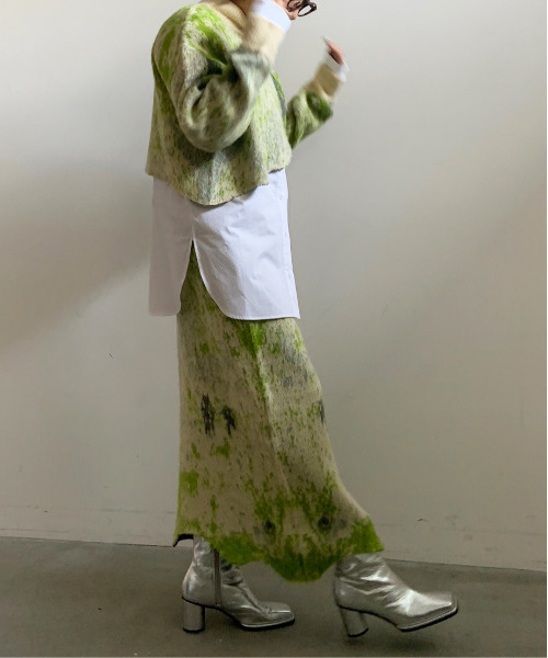 Ameri（アメリ）の「UND RUST ART KNIT TOP（ニット/セーター）」 - WEAR