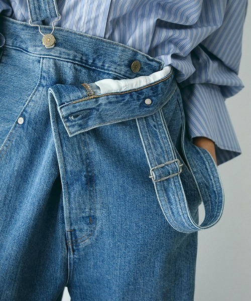 セール】EDWIN×ETRE TOKYO 2wayハイライズサスデニムパンツ（デニム