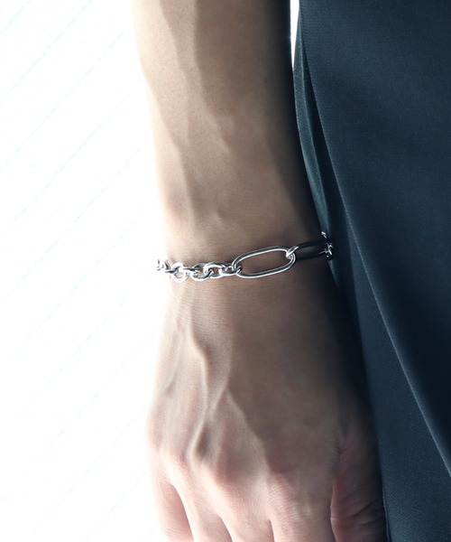 YArKA/ヤーカ】silver925 mix chain bracelet [HB1]/ミックスチェーン