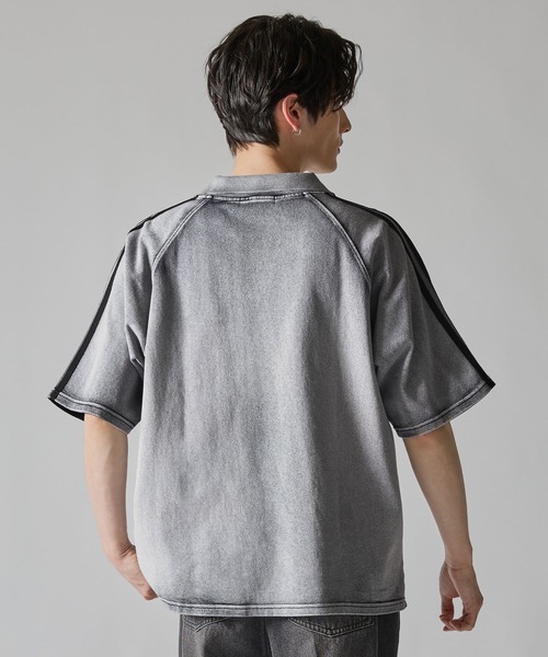 CLEL】Heavyweight Vintage Design Short Sleeve Game T-shirt