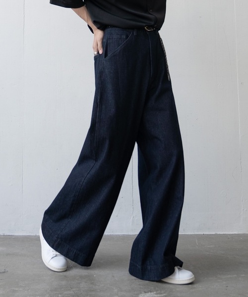 CASPER JOHN（キャスパージョン）の「Wide buggy denim/ワイドバギー
