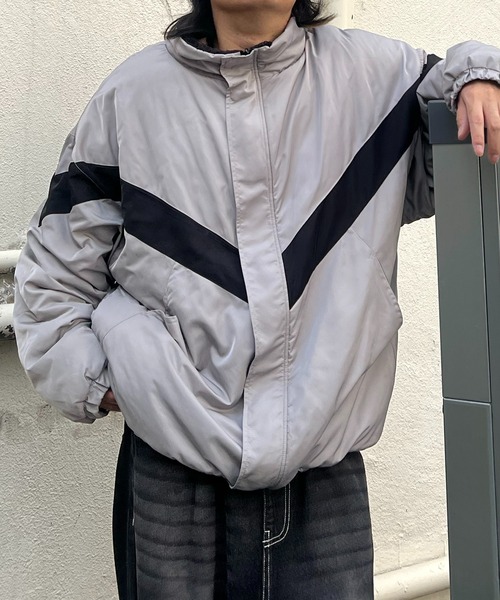 25AW 2way ビッグシルエット リバーシブル ナイロントラックジャケット