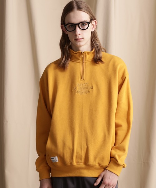 セール】Schott/ショット/HALF ZIP SWEAT/ハーフジップスウェット