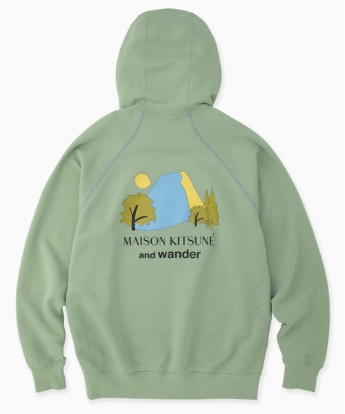 Maison Kitsune（メゾンキツネ）の「MAISON KITSUNE × and wander