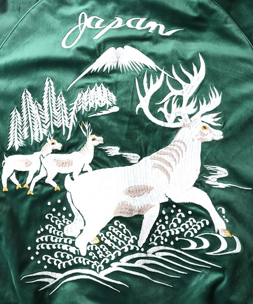 セール】HOUSTON 別珍スカジャン(DEER)（スカジャン）｜HOUSTON