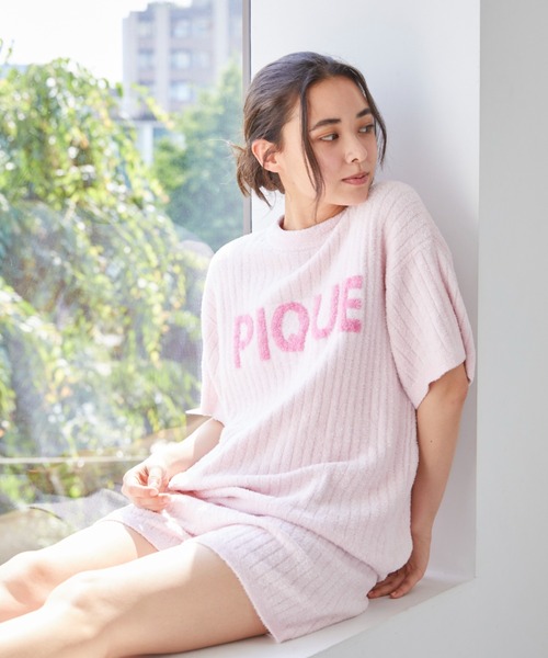 gelato pique（ジェラートピケ）の「リブロゴジャガードプルオーバー