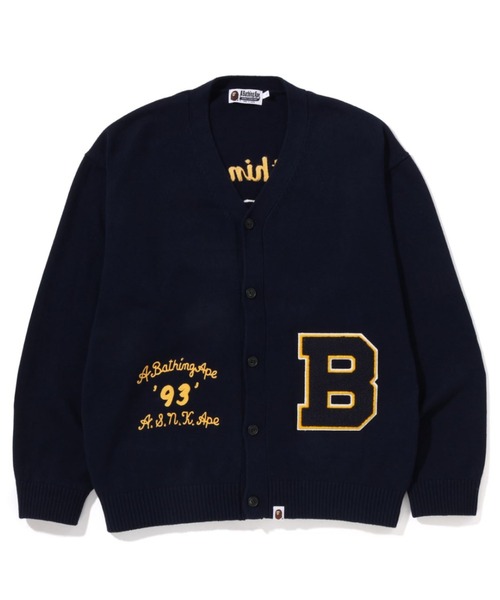 A BATHING APE（アベイシングエイプ）の「BAPE KNIT CARDIGAN M