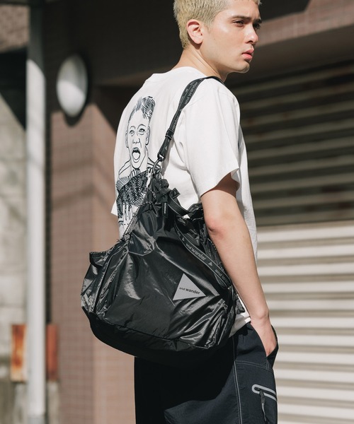 and wander（アンドワンダー）の「and wander/アンドワンダー sil tote