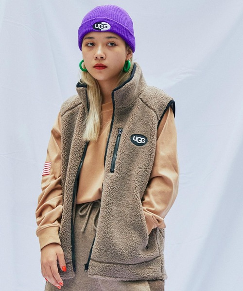 UGG（アグ）の「UGG@mos シリコンパッチ ボアベスト（ベスト）」 - WEAR