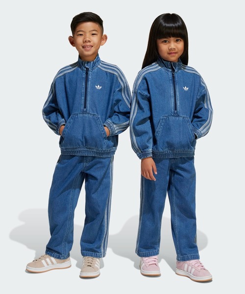 adidas（アディダス）の「デニムセット キッズ / アディダスオリジナル