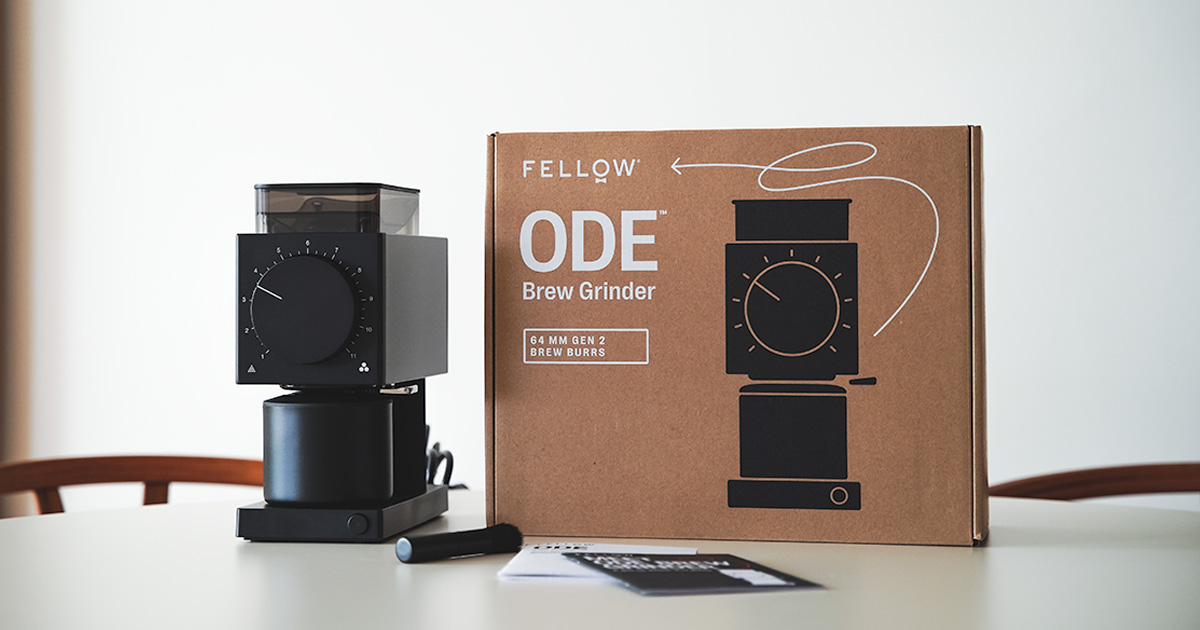 Fellow Ode Brew Grinder Gen2、日本発売！ デザインも性能も最高