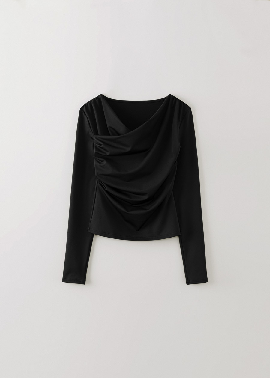 2way shirring rash guard | OHOTORO