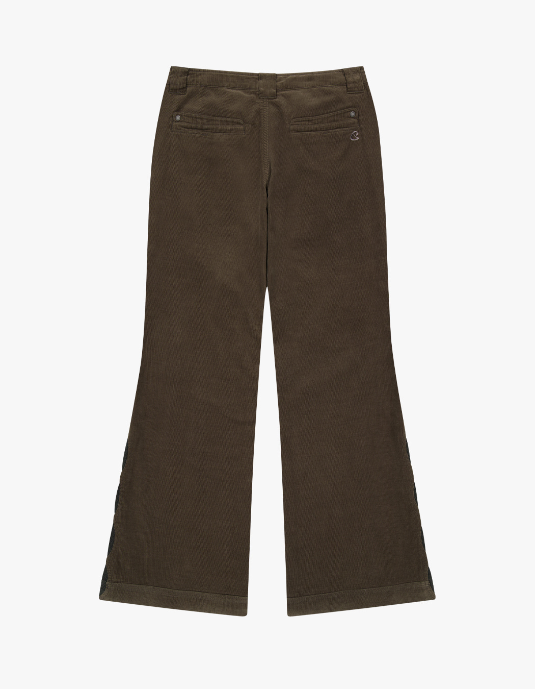 Coyseio Leaf Cut Corduroy Pants - Brown | International Store