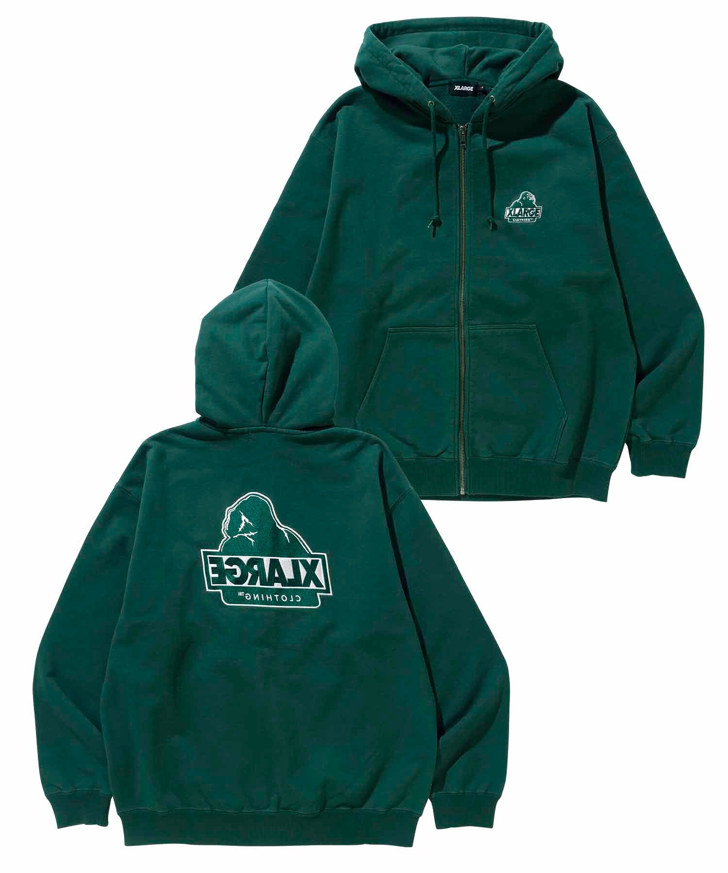 BACKSIDE SLANTED OG ZIP HOODED SWEATSHIRT – calif（カリフ）公式サイト
