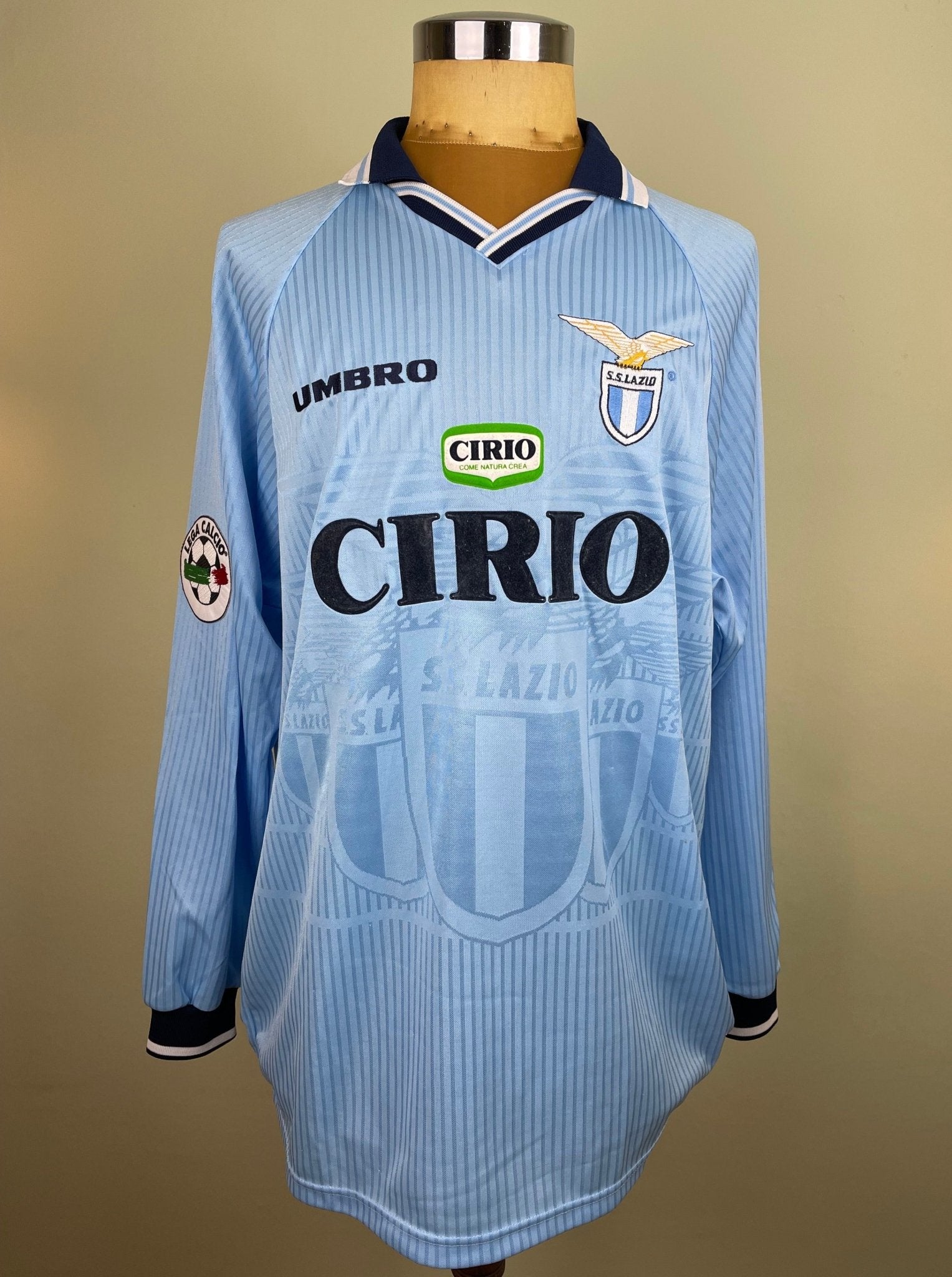 Lazio 1997/98 Home – Match-Worn Shirt – Pavel Nedved – Umbro