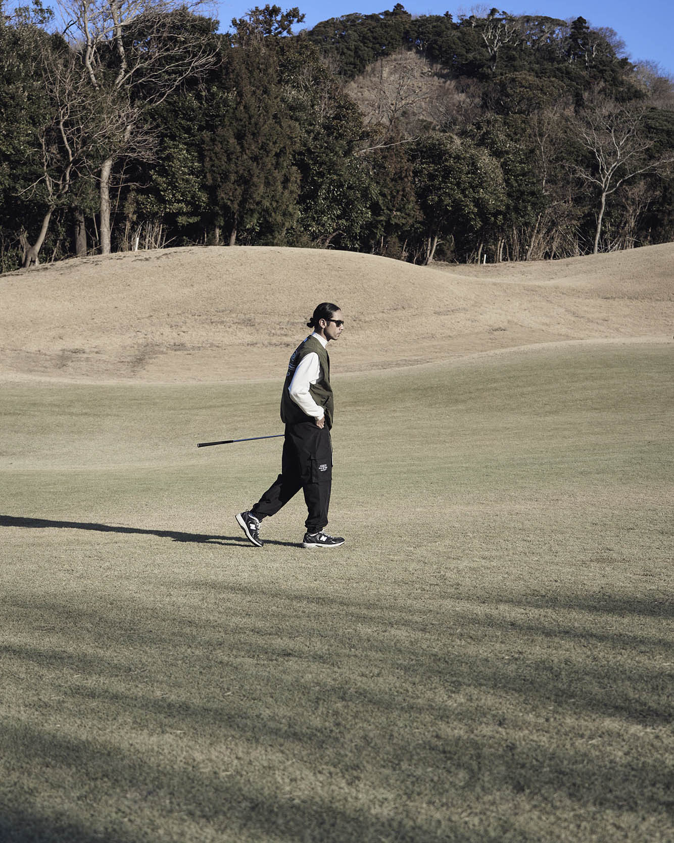 AS2OV × Cph/Golf™ #ADJUSTABLE CARGO PANTS - BLACK - – Cph/Golf™︎