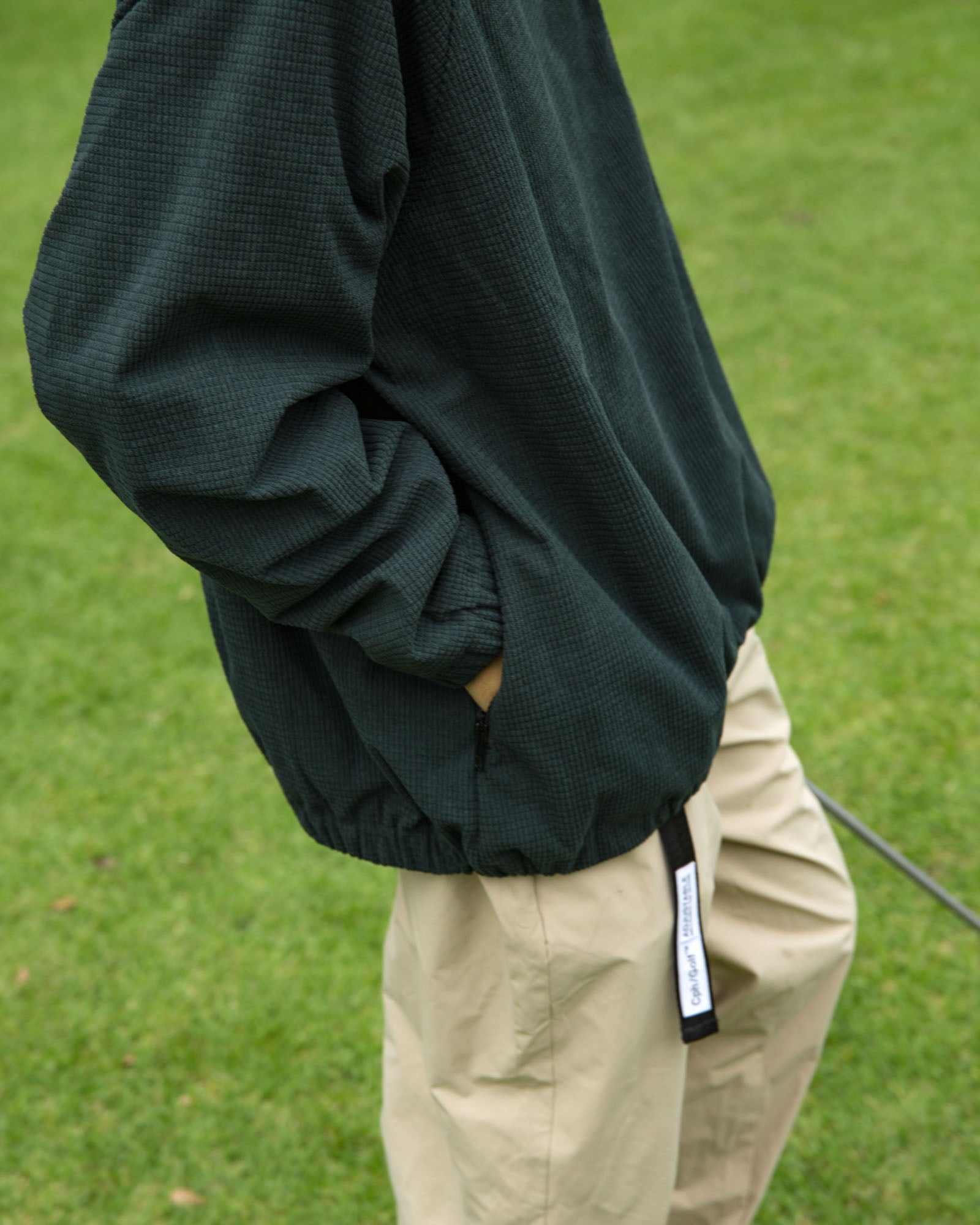 CLUB WAFFLE P/O JKT - BLACK - – Cph/Golf™︎