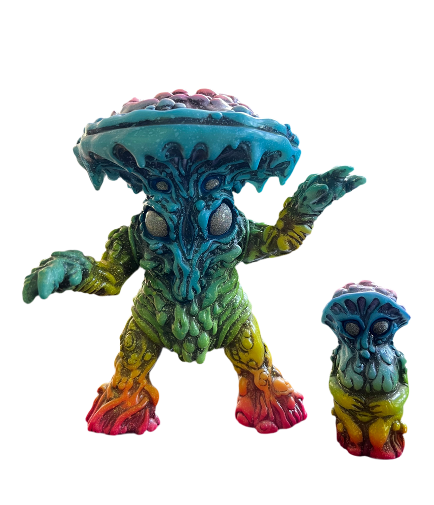 Wonder Goblin x Skinner Maui Wowie Fungoid Man Sofubi Art Toy