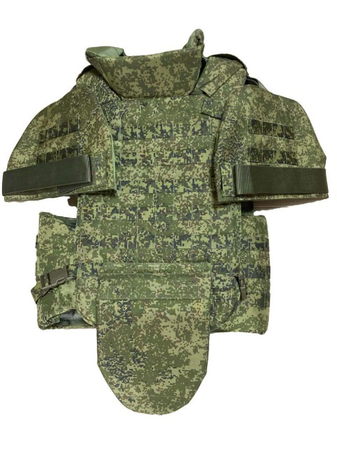 ロシア軍6B45新モデル デジタルフローラ フルアーマー 実物生地