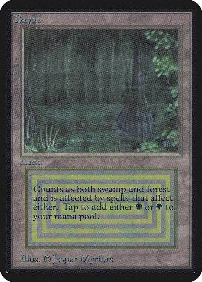 Bayou · Limited Edition Alpha (LEA) #278 · Scryfall Magic: The