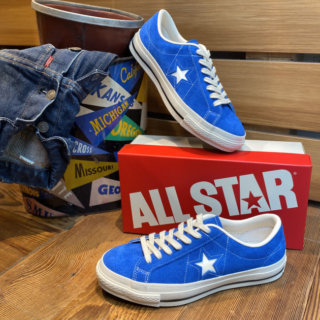 目の覚めるようなブルー！MADE IN JAPAN クオリティの〈CONVERSE