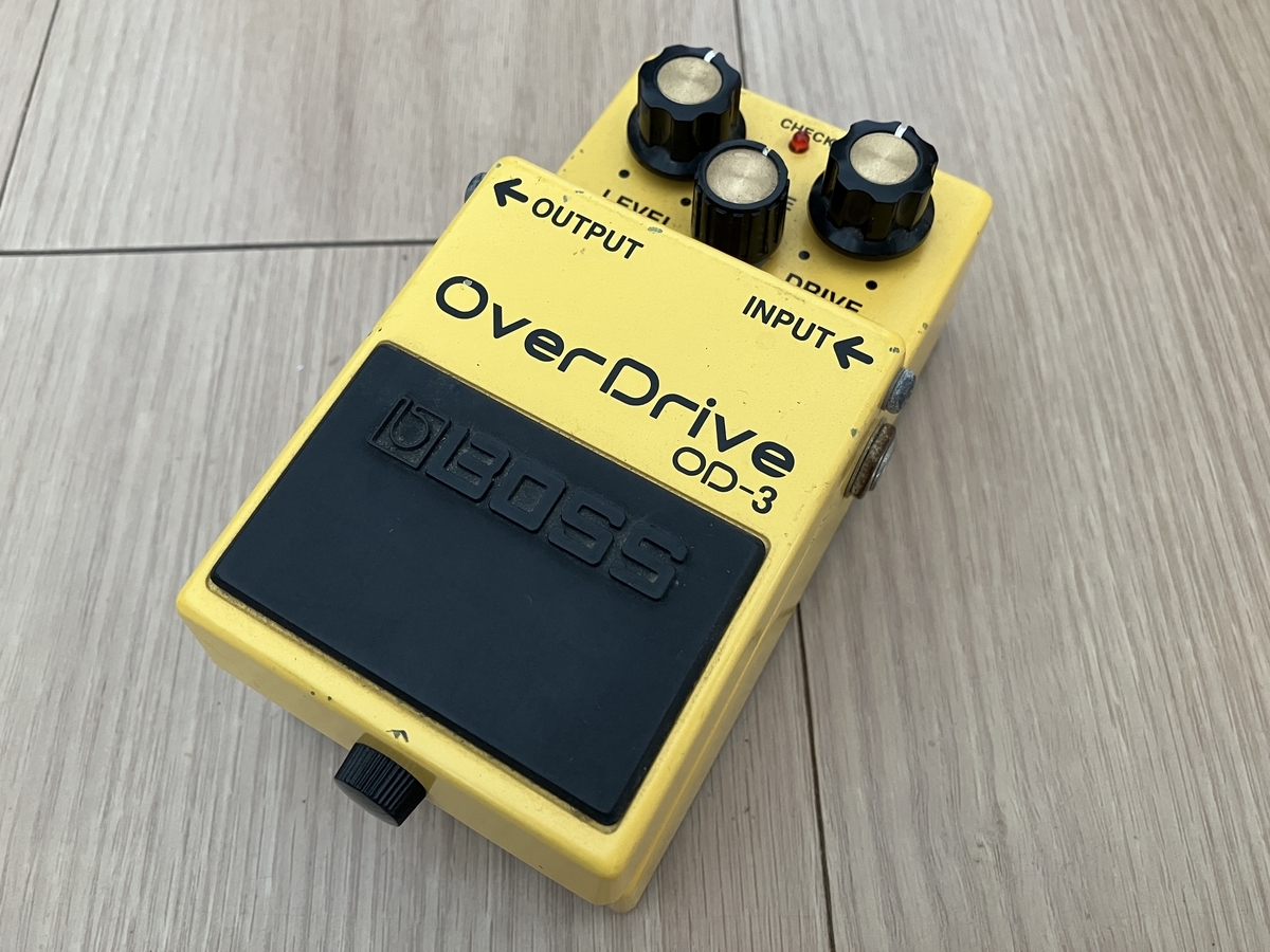 太く芯のある低音重視のオーバードライブ】BOSS OD-3 OverDrive