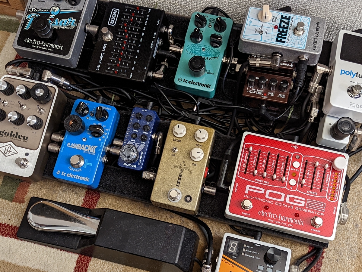 electro-harmonix POG2でギターをサックスのように（カートのPOG2の音