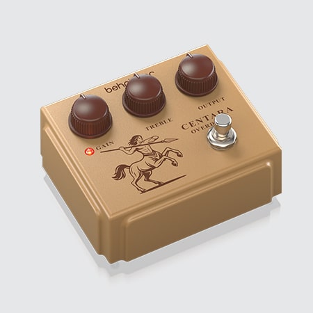 BEHRINGER CENTAUR OVERDRIVE は CENTARA OVERDRIVE に名称変更