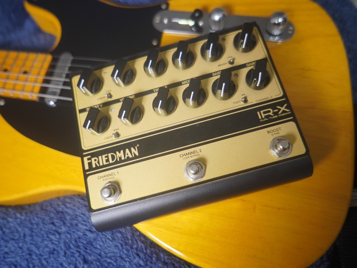 FRIEDMAN ( フリードマン ) IR-X DUAL TUBE PREAMP 機材レビュー - お