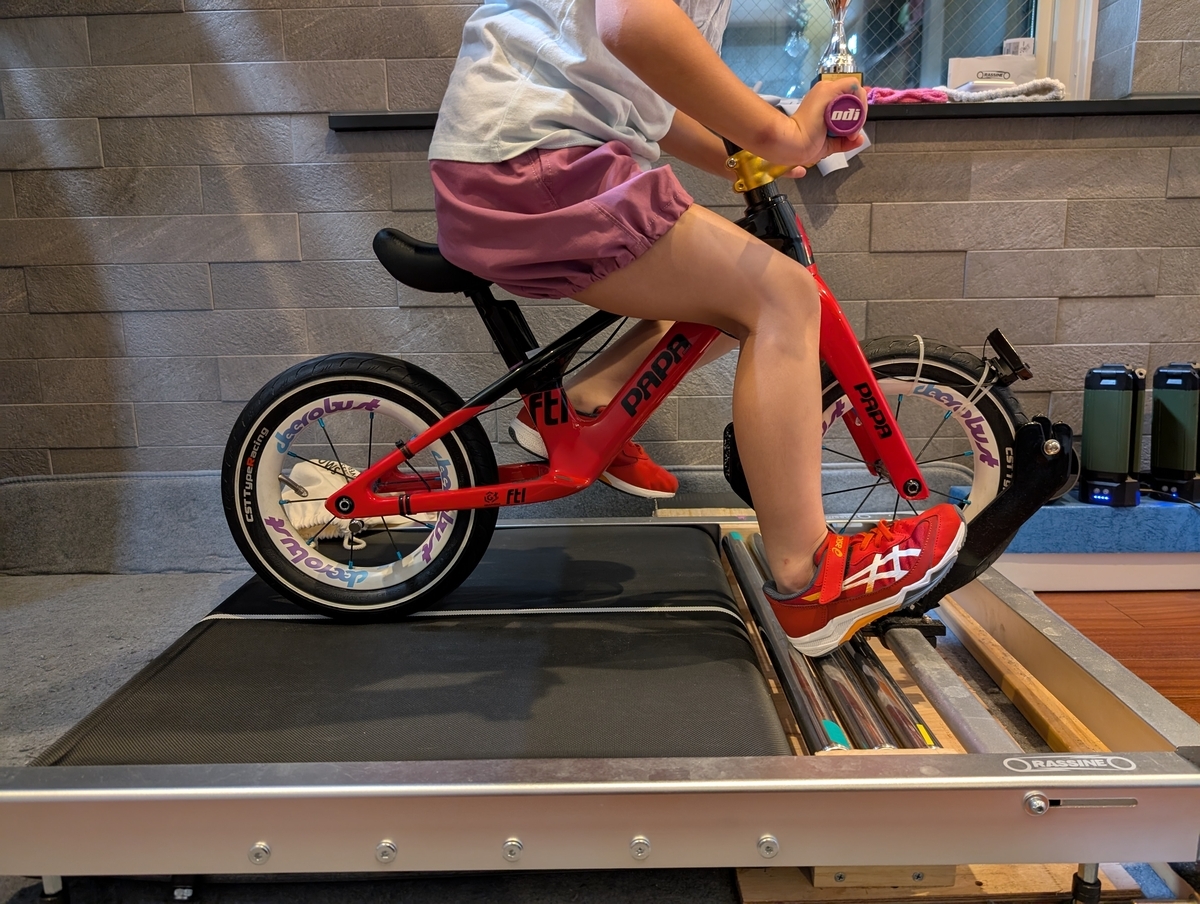 ランバイク用トレーニングマシンをDIYでパワーアップ！ - ガレージ