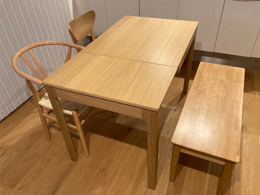 使い勝手が良い伸長式ダイニングテーブル！IKEA 伸張式ダイニング