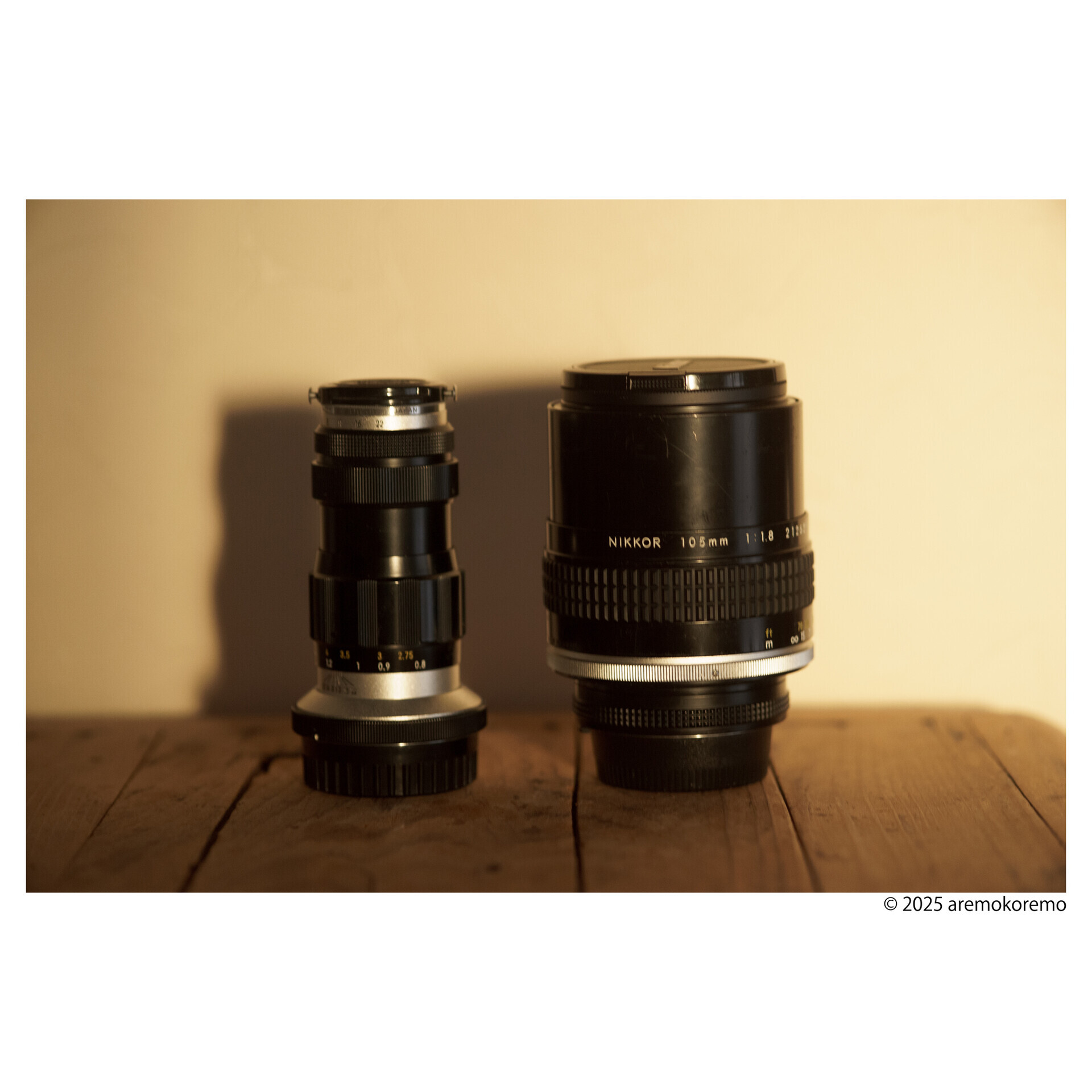 Ai NIKKOR 105mm f1.8S - カメラが欲しい、レンズが欲しい、あれもこれ