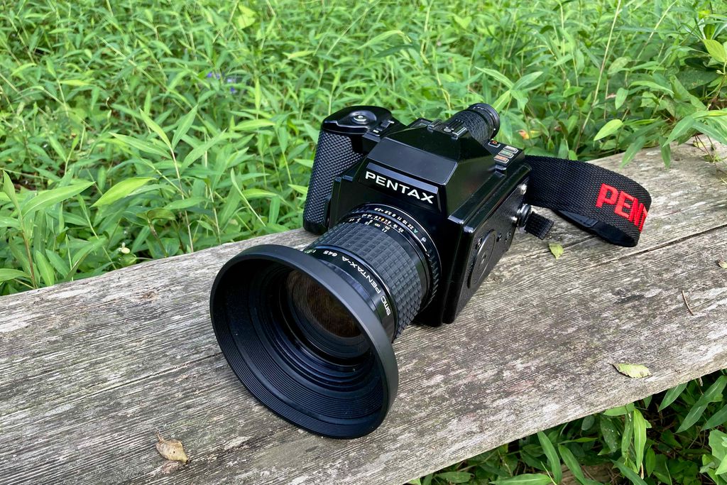 PENTAX645とSMC PENTAX-A 45mm f2.8で千葉県で一番低い山丸山を撮っ