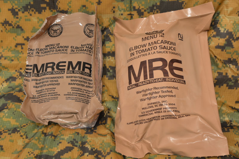 パッケージが変わった米軍の戦闘糧食「MRE」（外観編） - 播磨の山々
