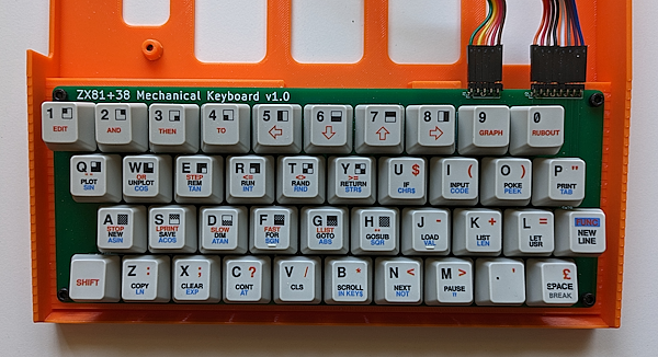 A ZX81 Replacement Mechanical Keyboard #ZXSpectrum #Keyboards