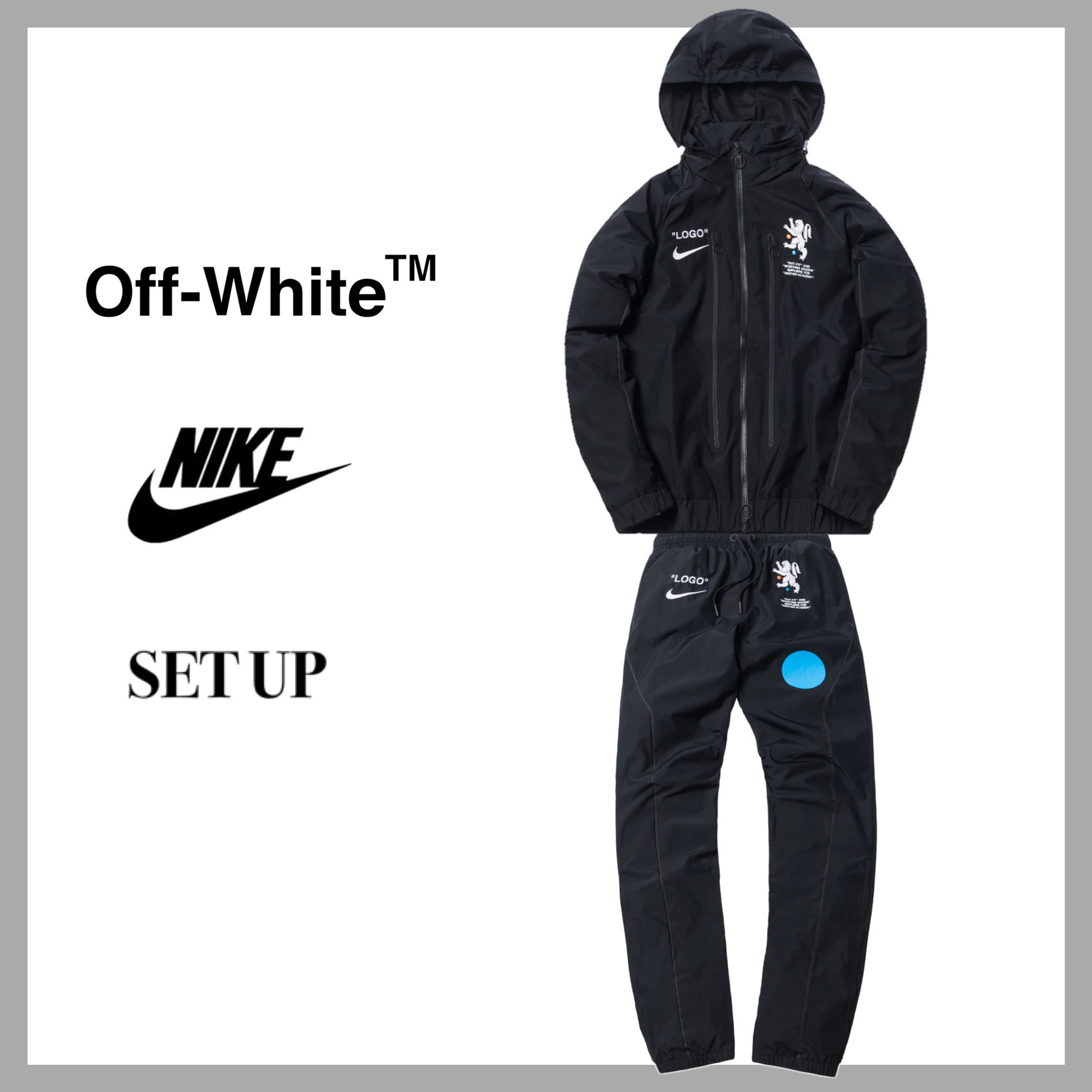 セットアップ】 Nikelab x OFF-WHITE Mercurial トラック (Nike