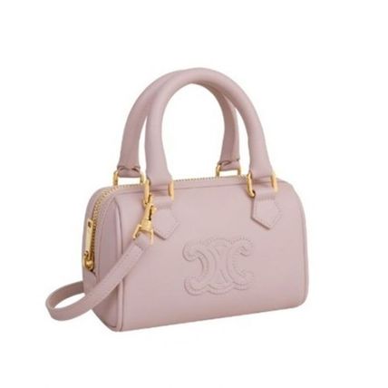 CELINE】セリーヌ ミニ ボストン トリオンフ バッグ ピンク (CELINE