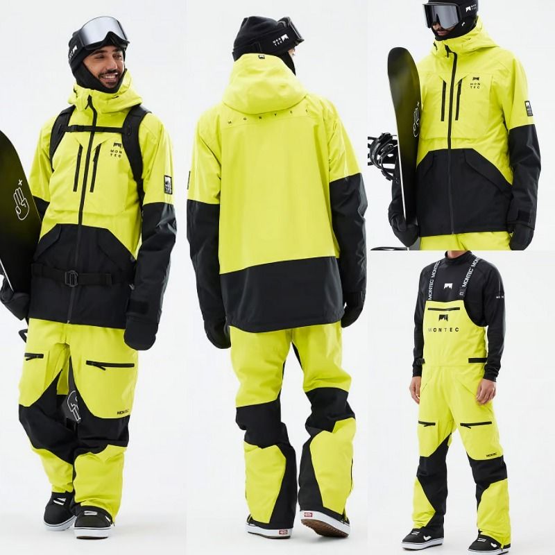 上下セット【MONTEC】Ski Snowboard Wear Men's◇JK＆ビブパンツ
