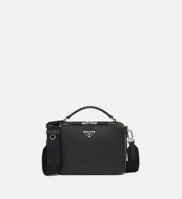 ☆PRADA☆ブリック サフィアーノ レザーメッセンジャー バッグ (PRADA