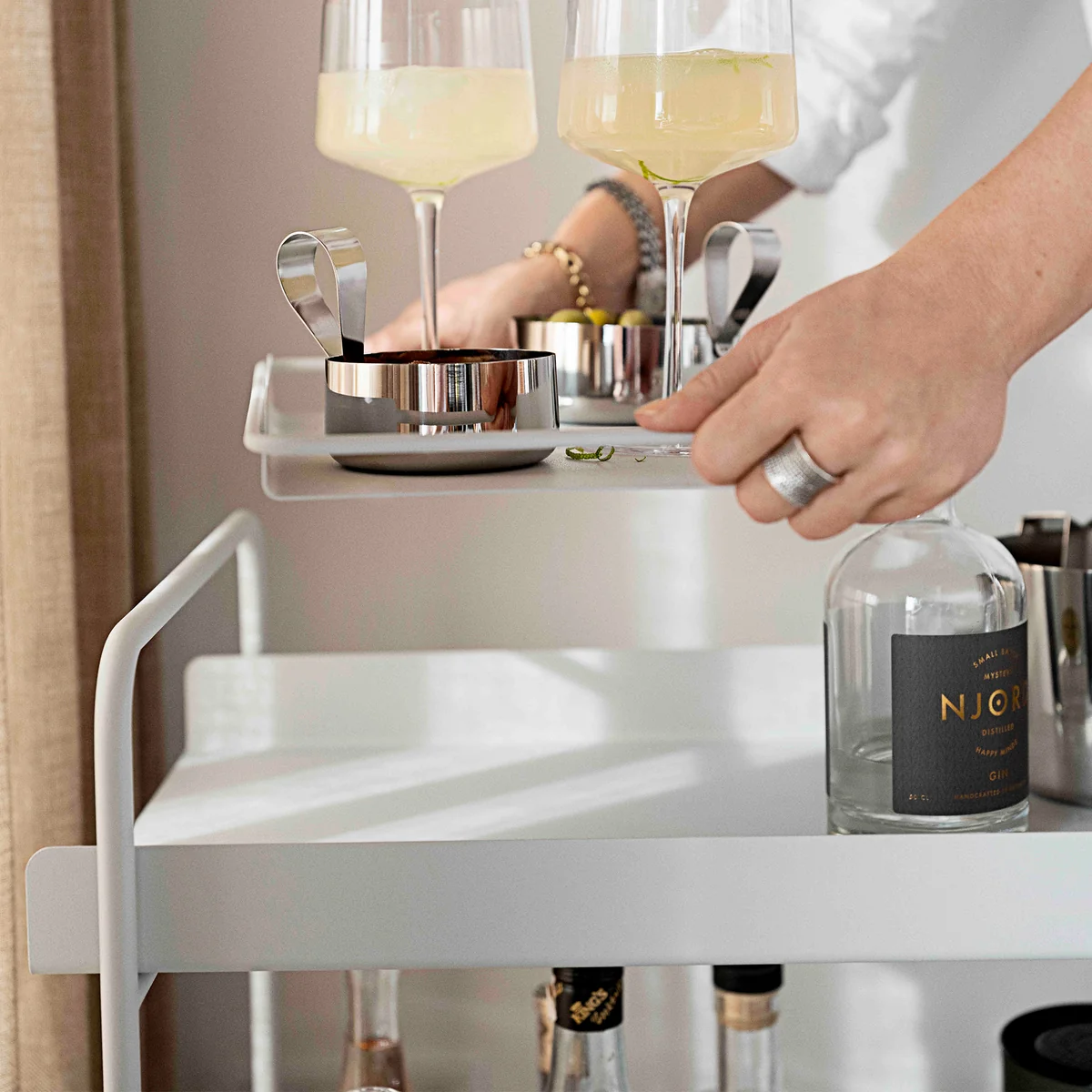 Zone Denmark - A-Cocktail Bar cart / trolley | Connox