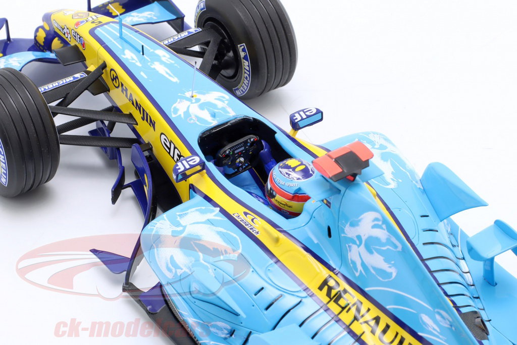 Minichamps 1:18 F. Alonso ルノー R25 #5 2番目 イギリス人 GP 式 1