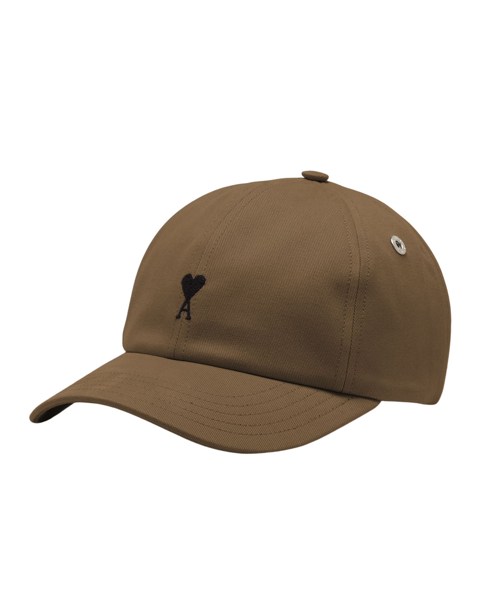 Ami Paris Hat Brown Mens AMI