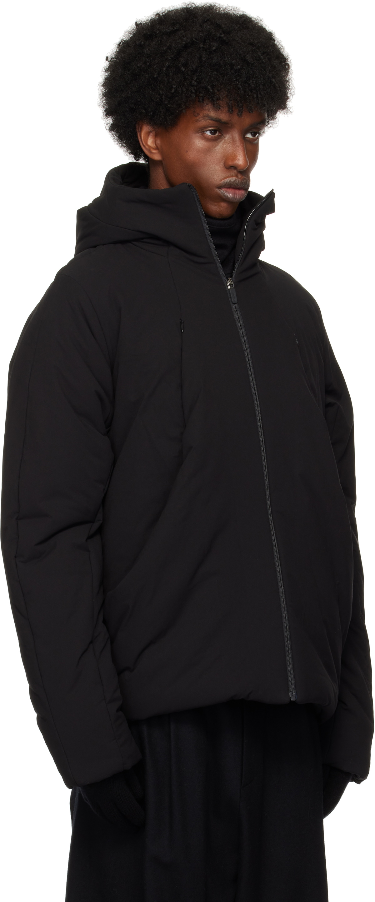 HYEIN SEO Black Puffer Jacket Hyein Seo