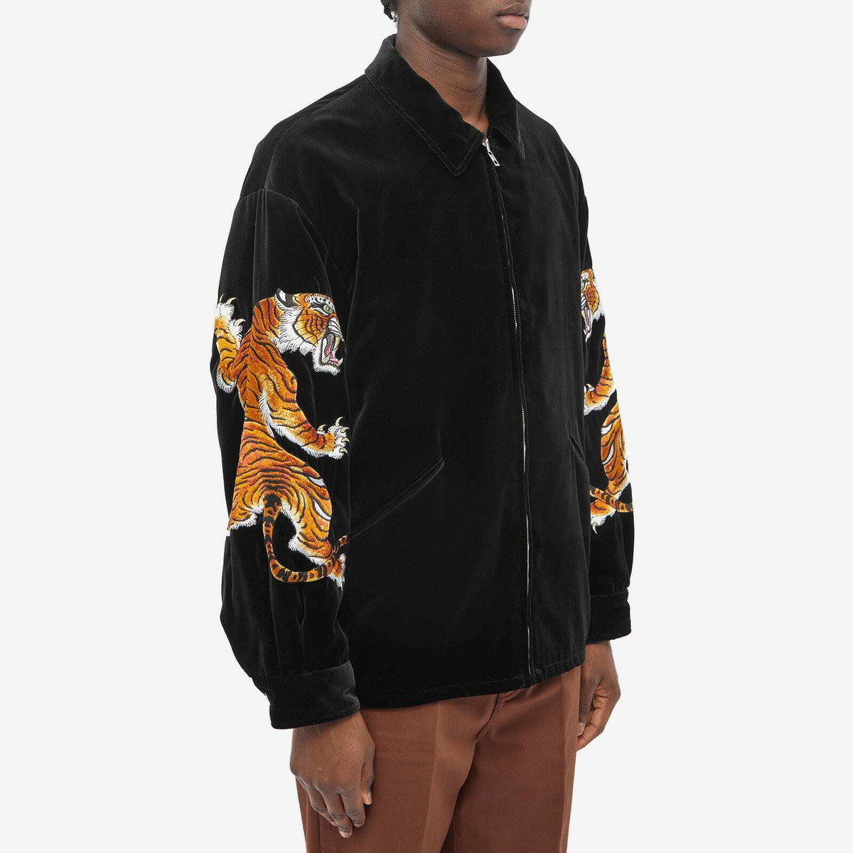 Wacko Maria Men's Tim Lehi Vietnam Jacket in Black Wacko Maria